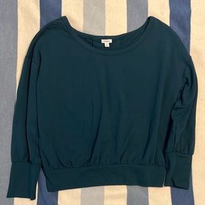 Cuyana Pleat-back Scoopneck Top